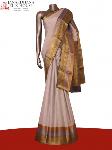 Pure Mysore Crepe Silk Saree